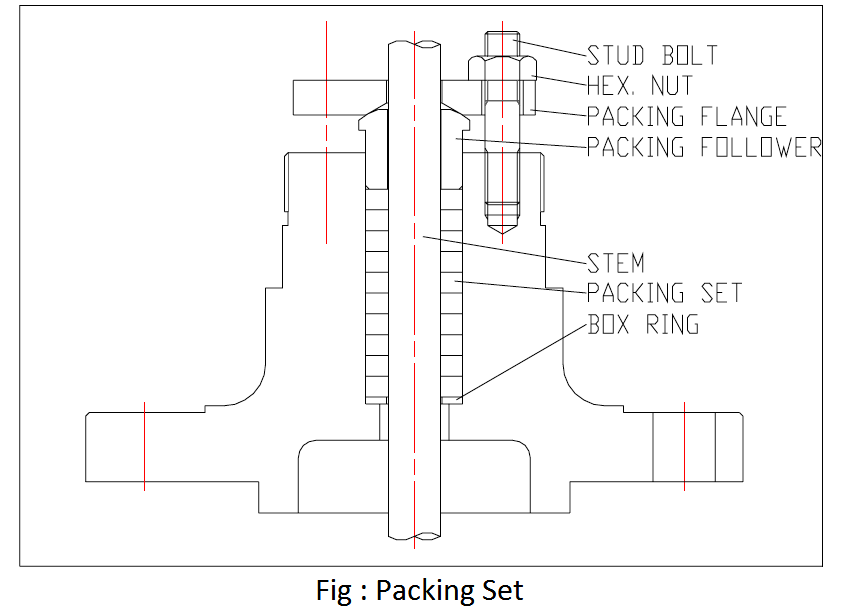 Control Valve Packing Set