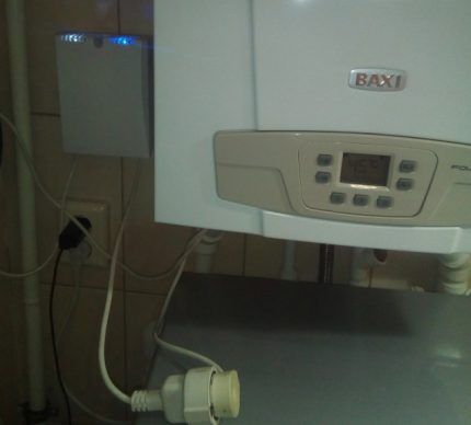 Энергозависимое газовое оборудование Газовый котел, подключенный к электросети