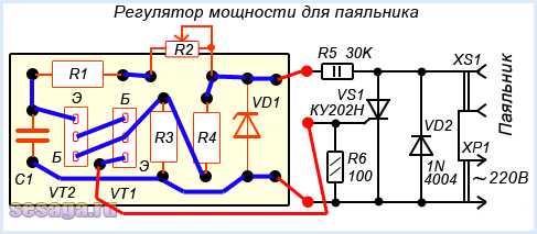 Что такое электроустановка с простой наглядной схемой